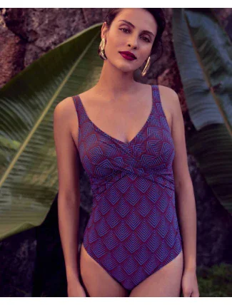 Jednodílné plavky 7249 M1 fialovo-modré - Anita Jednodílné plavky 7249 M1 fialovo-modré - Anita