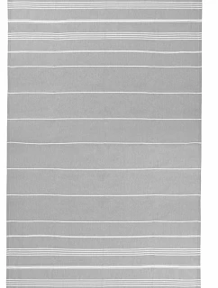 The One Towelling Hamam Sultan Hamam ručník "Sultan" 48.1019 light grey/white