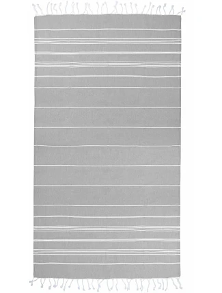 The One Towelling Hamam Sultan Hamam ručník "Sultan" 48.1019 light grey/white The One Towelling Hamam Sultan Hamam ručník "Sultan" 48.1019 light grey/white
