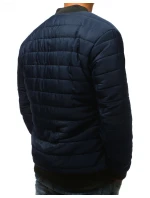 Pánská prošívaná bunda bomber tmavě modrá TX2205