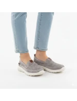 Dámská kožená prolamovaná obuv šedá eVento 9802