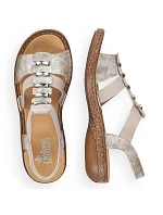 Dámské pohodlné nazouvací sandály Rieker 62850-90 Dámské pohodlné nazouvací sandály Rieker 62850-90