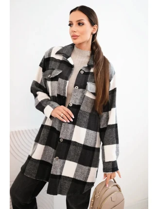 Dámská kostkovaná košile grafitová Dámská kostkovaná košile grafitová