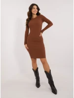 Šaty RV SK 5131.18P tmavě hnědé