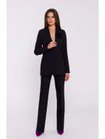 S370 Květinové sako - černé S370 Květinové sako - černé