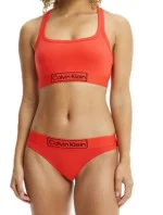 Sportovní bralette Heritage - QF6768E XM9 - červenooranžová - Calvin Klein Sportovní bralette Heritage - QF6768E XM9 - červenooranžová - Calvin Klein