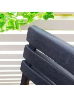 SADA 4 SKLÁDACÍCH PLASTOVÝCH ŽIDLÍ KOMODO V ANTRACITOVÉ BARVĚ