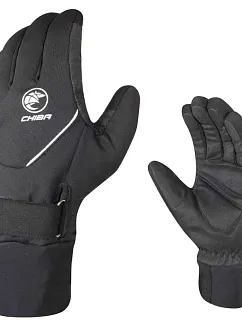 CHIBA Rękawiczki RAIN PRO czarno białe XXL