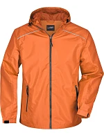 Daiber JN 1118 Pánská bunda do deště 02.1118 orange/carbon