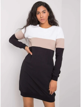 Šaty RV SK 5869.04 bílo-černé