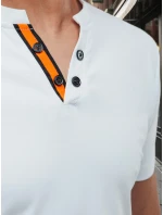 FashionStreet pánské bílé polo tričko RX5628