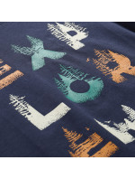 Dětské bavlněné triko ALPINE PRO MOOBO mood indigo varianta pa
