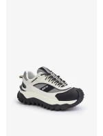 Kožené Dámské Tenisky Na Platformě Big Star HI-POLY SYSTEM Bílo-Černé