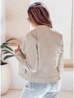 Dámská kožená bunda LOVEBIKER šedá FashionStreet TY5214