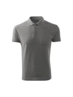 Pánské tričko Pique Polo Free (tmavě šedý melír) Pánské tričko Pique Polo Free (tmavě šedý melír)