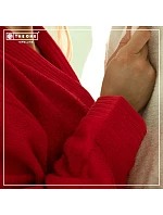 The One Towelling Bathrobe Župan 48.1011 red The One Towelling Bathrobe Župan 48.1011 red