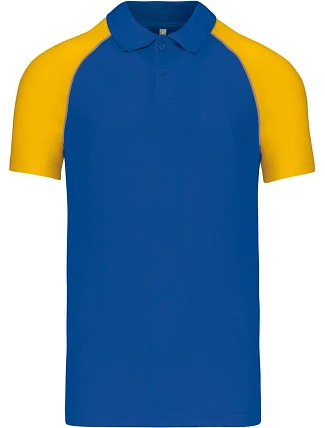 Kariban K 226 Baseballové piqué polo 20.K226 royal blue/white/yellow Kariban K 226 Baseballové piqué polo 20.K226 royal blue/white/yellow