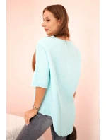 Dámská mušelínová košile s knoflíkem mincovna