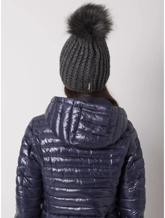 Dámská čepice 17 tmavě šedá