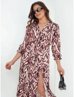 DIZI midi šaty růžové FashionStreet EY2390