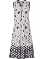 Dámské plážové šaty 16201-132-1 bílé-potisk - Pastunette