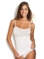 Dámská košilka se špagetovými ramínky Daily Bílá - Intimidea