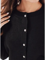 Dámský svetr na zip SELINA černý FashionStreet MY2512