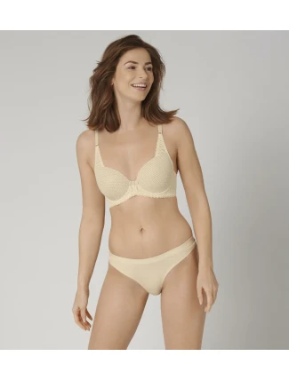 Dámské tanga Aura Spotlight High Leg string krémová - Triumph Dámské tanga Aura Spotlight High Leg string krémová - Triumph