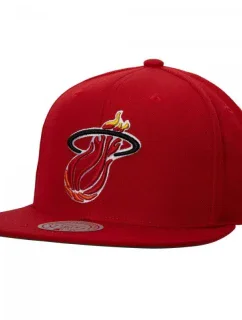 Mitchell & Ness NBA Miami Heat Team Ground 2.0 Snapback Hwc Heat Kšiltovka HHSS3258-MHEYYPPPRED1