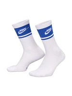 Nike Everyday Elevated Crew 3 páry bílých a modrých ponožek IM7949 904 Nike Everyday Elevated Crew 3 páry bílých a modrých ponožek IM7949 904
