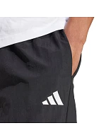 Pánské kalhoty adidas Essential Small Logo Woven Open Hem, černé, JM1778 Pánské kalhoty adidas Essential Small Logo Woven Open Hem, černé, JM1778