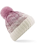 Beechfield B 459 Pletená čepice "Ombré" 53.0459 dusky pink/off white Beechfield B 459 Pletená čepice "Ombré" 53.0459 dusky pink/off white
