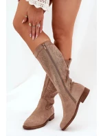 Kozačky HY51-860 hnědé - Step in style