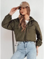 Dámská přechodná bunda s kapucí GRAUS zelená FashionStreet TY4223