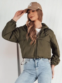 Dámská přechodná bunda s kapucí GRAUS zelená FashionStreet TY4223