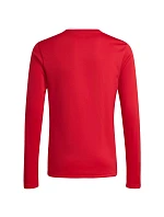 Adidas Entrada 26 dětské tričko s dlouhým rukávem červené KF5878