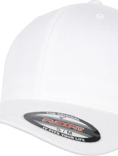 Flexfit 6277OC 6 panelová kšiltovka z bio bavlny 55.77OC white