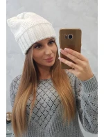 Dámská čepice Danuta K331 bílá Dámská čepice Danuta K331 bílá