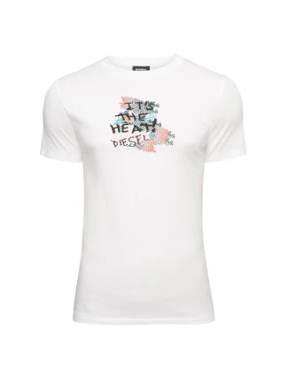 Pánské Tričko s krátkým rukávem 00SZU9-0GASC-100 - Diesel