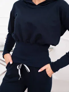 Sada s širokými žebry tmavě modrá