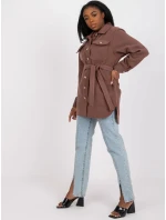 Dámská košile-LK-KS-508481.88-hnědá Dámská košile-LK-KS-508481.88-hnědá