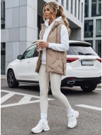 Dámská prošívaná vesta s kapucí FashionStreet TY5107 Dámská prošívaná vesta s kapucí FashionStreet TY5107