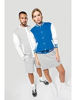 Kariban K 497 Unisex college bunda "Teddy" 20.K497 light royal/white Kariban K 497 Unisex college bunda "Teddy" 20.K497 light royal/white