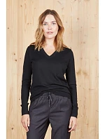 NEOBLU Sullivan Women Dámský svetr s výstřihem do V 24.3988 deep black