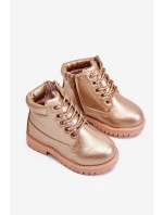 Dětské boty traperky zateplené Champagne Dexter