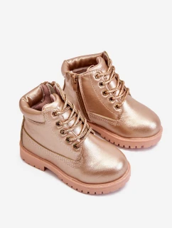 Dětské boty traperky zateplené Champagne Dexter