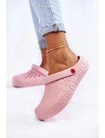 Dámské světlé pantofle Kroks Big Star II275008 Růžové Dámské světlé pantofle Kroks Big Star II275008 Růžové