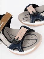 Stylové sandály vícebarevné dámské bez podpatku Stylové sandály vícebarevné dámské bez podpatku