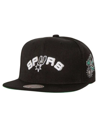 Mitchell & Ness NBA San Antonio Spurs Triple Play Snapback Kšiltovka HS8578-SASBLCK
