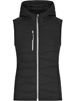 Daiber JN 1327 Dámská strečová fleecová vesta 02.1327 black/black